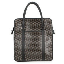 将图像加载到图库查看器中,GOYARD Burgundy Tote Black/Brown/WhiteBOURGOMMLTY01CL01P PVC Leather