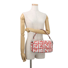 Load image into Gallery viewer, FENDI Marc Jacobs collaboration baguette White/Red8BR600 Leather