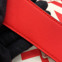 Load image into Gallery viewer, FENDI Marc Jacobs collaboration baguette White/Red8BR600 Leather