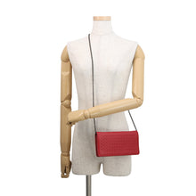 Load image into Gallery viewer, Bottega Veneta INTRECCIATO Chain wallet Red586906 Leather