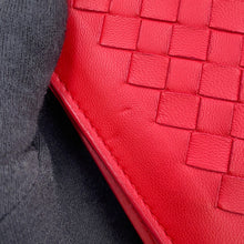 Load image into Gallery viewer, Bottega Veneta INTRECCIATO Chain wallet Red586906 Leather