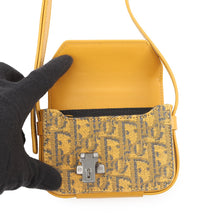 Load image into Gallery viewer, Dior Oblique Padlock Shoulder Bag Yellow/Navy2LXCA344UCT_H20E Canvas Leather