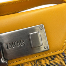 Load image into Gallery viewer, Dior Oblique Padlock Shoulder Bag Yellow/Navy2LXCA344UCT_H20E Canvas Leather