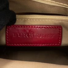 将图像加载到图库查看器中,BURBERRY Vintage Nova Check Bowling Bag Beige/Multicolor3722972 PVC Patent Leather