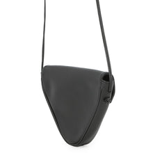将图像加载到图库查看器中,CELINE Shoulder Bag Triangle Black/White19590 Leather Size Mini