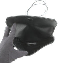 将图像加载到图库查看器中,CELINE Shoulder Bag Triangle Black/White19590 Leather Size Mini