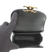 Load image into Gallery viewer, CELINE Triomphe Mini Buzzas Claire 2WAY Bag Black10L063GCJ.38NO Calf Leather