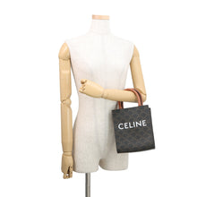 Load image into Gallery viewer, CELINE Triomphe Canvas Mini Vertical Canvas 2WAY Bag Tan194372 PVC Leather Size Mini