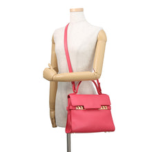 将图像加载到图库查看器中,Delvaux Tempate Rose CandyAA0368AAX0AEZDP Calf Leather Size MM