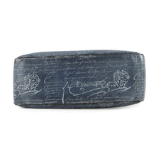将图像加载到图库查看器中,Berluti Toe Jules Vertical Platinum Patina Blue/Black Leather