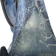 将图像加载到图库查看器中,Berluti Toe Jules Vertical Platinum Patina Blue/Black Leather