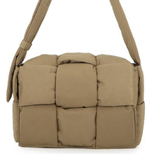 将图像加载到图库查看器中,Bottega Veneta Cassette Shoulder Bag Beige743623 Nylon Size Large