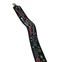 Load image into Gallery viewer, DOLCE&GABBANA CLEO Graffiti 2wayShoulderClutch Black/Multicolor Leather