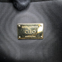 Load image into Gallery viewer, DOLCE&GABBANA CLEO Graffiti 2wayShoulderClutch Black/Multicolor Leather