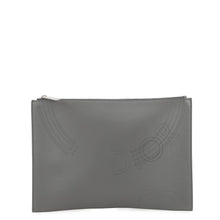 将图像加载到图库查看器中,Dior Clutch Bag Gray Leather