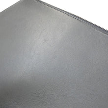 将图像加载到图库查看器中,Dior Clutch Bag Gray Leather