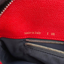 将图像加载到图库查看器中,Valextra Valextra K-VAL My Logo Travel Bag Black/Red Canvas Leather