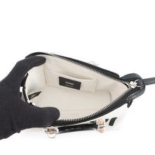 将图像加载到图库查看器中,FENDI By the Way Shoulder Bag White/Black8BS067 Canvas Size Mini
