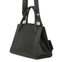 Load image into Gallery viewer, PRADA Mono Chrome 2-way Handbag Black1BA156 Saffiano LeatherLeather