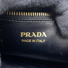 Load image into Gallery viewer, PRADA Mono Chrome 2-way Handbag Black1BA156 Saffiano LeatherLeather
