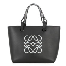 Load image into Gallery viewer, LOEWE Anagram Shoulder Tote Black/WhiteA717S72X11 9003 Leather