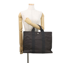 Load image into Gallery viewer, HERMES Her Line Tote Bag Gray Canvas Size MM