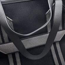 Load image into Gallery viewer, HERMES Pur Sangle Black/Gray Toile Military Taurillon Clemence