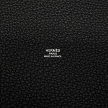 Load image into Gallery viewer, HERMES Pur Sangle Black/Gray Toile Military Taurillon Clemence