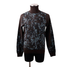Load image into Gallery viewer, HERMES Turtleneck knit sweater Size XS Brown/Camouflage Wool79% Rayon14% Nylon7%