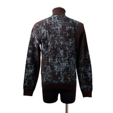 Load image into Gallery viewer, HERMES Turtleneck knit sweater Size XS Brown/Camouflage Wool79% Rayon14% Nylon7%