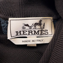 Load image into Gallery viewer, HERMES Turtleneck knit sweater Size XS Brown/Camouflage Wool79% Rayon14% Nylon7%