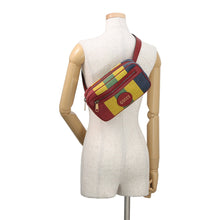 将图像加载到图库查看器中,GUCCI Baiadera Waist Bag Red/Multicolor625895 Canvas Leather