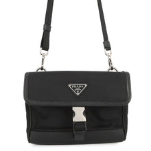 Load image into Gallery viewer, PRADA Re-Nylon x Saffiano Leather Smartphone Case Black2ZH108_2DMH_F0002 Nylon Leather