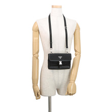 Load image into Gallery viewer, PRADA Re-Nylon x Saffiano Leather Smartphone Case Black2ZH108_2DMH_F0002 Nylon Leather