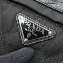 Load image into Gallery viewer, PRADA Triangle Logo Quilted Shoulder Bag Black2VH991_2BE6_F0806 Nylon Leather