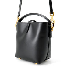 Load image into Gallery viewer, SAINT LAURENT PARIS LE 37 Mini Bucket 2-Way Bag Black765870 Leather