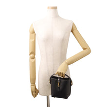 Load image into Gallery viewer, SAINT LAURENT PARIS LE 37 Mini Bucket 2-Way Bag Black765870 Leather