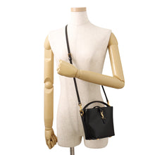 Load image into Gallery viewer, SAINT LAURENT PARIS LE 37 Mini Bucket 2-Way Bag Black765870 Leather