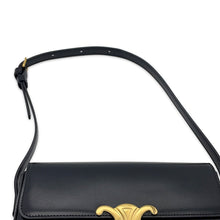 Load image into Gallery viewer, CELINE Triomphe Shoulder Bag Black194143BF4.38NO Calf Leather