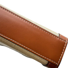 Load image into Gallery viewer, CELINE Mini Vertical Cover 2-Way Bag Ivory/Brown193302DCI.02NT Canvas Leather Size Mini