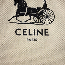 Load image into Gallery viewer, CELINE Mini Vertical Cover 2-Way Bag Ivory/Brown193302DCI.02NT Canvas Leather Size Mini