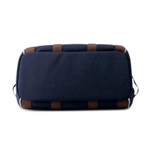 Load image into Gallery viewer, HERMES Dog carrier bag Navy/Brown Canvas
