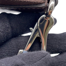 Load image into Gallery viewer, HERMES Dog carrier bag Navy/Brown Canvas