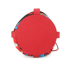 Load image into Gallery viewer, HERMES Muzaldine Rouge Casaque/Multicolor Epsom Silk