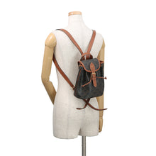 将图像加载到图库查看器中,CELINE Falco Triomphe Backpack Tan197662 PVC Calf Leather