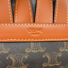 将图像加载到图库查看器中,CELINE Falco Triomphe Backpack Tan197662 PVC Calf Leather