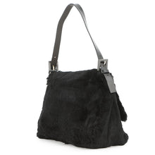 将图像加载到图库查看器中,FENDI Mamma bucket Black Fur Leather