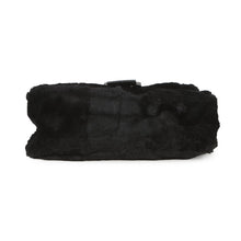 将图像加载到图库查看器中,FENDI Mamma bucket Black Fur Leather