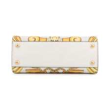 将图像加载到图库查看器中,FENDI Fendace Peekaboo White/Yellow8BN244 Leather Size Mini