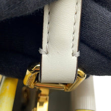 将图像加载到图库查看器中,FENDI Fendace Peekaboo White/Yellow8BN244 Leather Size Mini